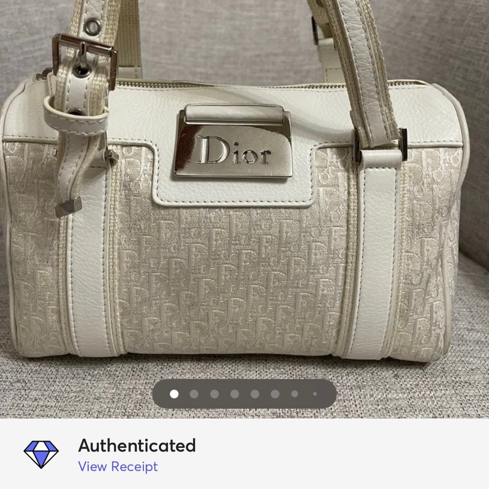 Authentic Christian dior boston bag